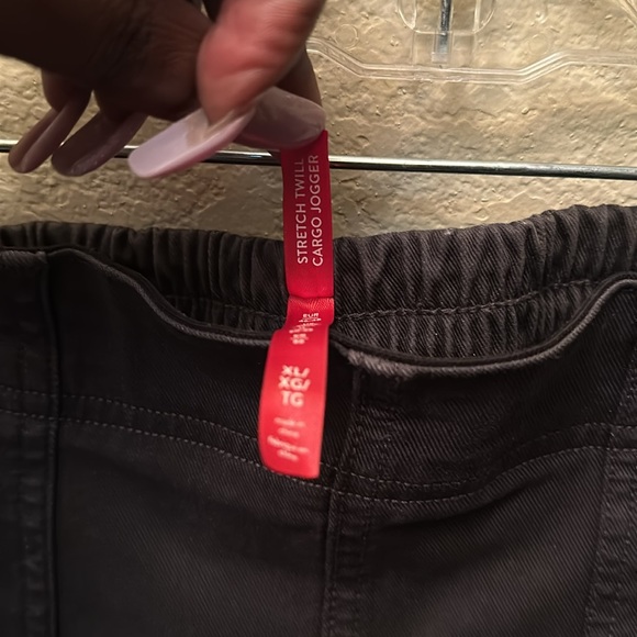 SPANX Stretch Twill Cargo Jogger Gray color XL - Picture 9 of 12